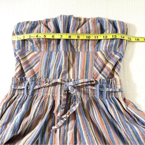Free People Roaming Shores Strapless Striped Jumpsuit - Picture 9 of 12